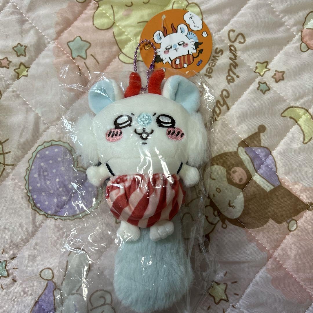 モモンガ 仮装 ハロウィン マスコット デビル ぬいぐるみ ちいかわ 仮装たのしい～！マスコット（デビルなモモンガ